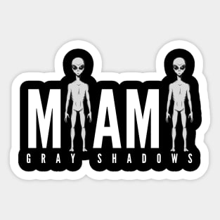 Miami aliens Sticker